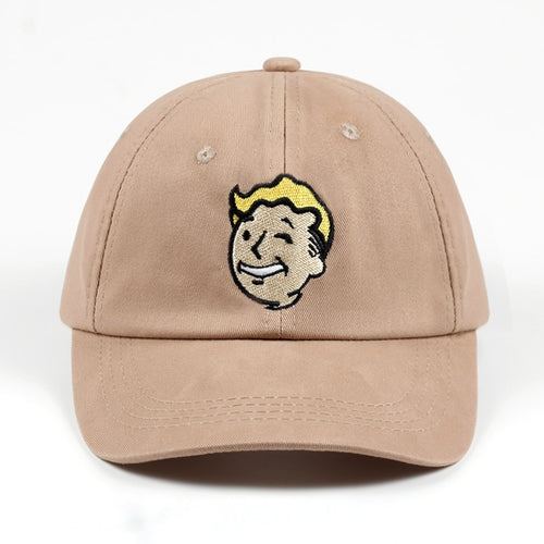 100% Cotton Pip boy Fallout 4 Baseball Cap Fallout Shelter Dad Hat Pip-Boy Embroidery Snapback Game Lovers Women Men Casquette