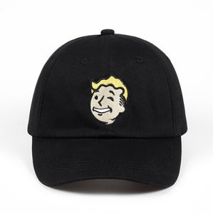 100% Cotton Pip boy Fallout 4 Baseball Cap Fallout Shelter Dad Hat Pip-Boy Embroidery Snapback Game Lovers Women Men Casquette