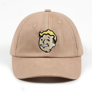 100% Cotton Pip boy Fallout 4 Baseball Cap Fallout Shelter Dad Hat Pip-Boy Embroidery Snapback Game Lovers Women Men Casquette