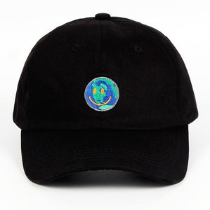 100% Cotton ASTROWORLD Dad Hat Happy Face Travis Scott Latest Album Astroworld Cap Travis $cott Embroidery Baseball Caps