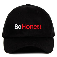 Load image into Gallery viewer, BeHonest V Hat Letter Design Embroidered Dad Hat Snapback Be Honest Baseball Cap For Men And Women Unisex Dropshipping