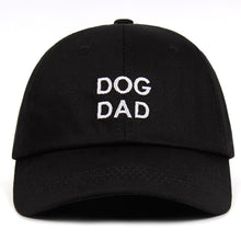 Load image into Gallery viewer, Dog Dad 100% Cotton Embroidered Snapback Hats Dad Hat Customized Handmade Mothers Day Pregnant Dog Mom Unisex Baseball Cap