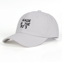 Load image into Gallery viewer, 100% Cotton New MADE IN THE 90&#39;S Embroidery Dad Hat Women Men Fashion Baseball Cap Snapback MADE IN THE 90 S Summer Caps