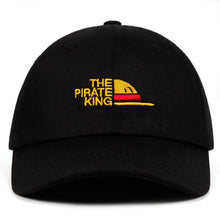 Load image into Gallery viewer, The Pirate King Dad Hat 100% Cotton embroidery Luffy hat Baseball Cap Anime fan Hats for Women Men ok Man One Punch Man Snapback