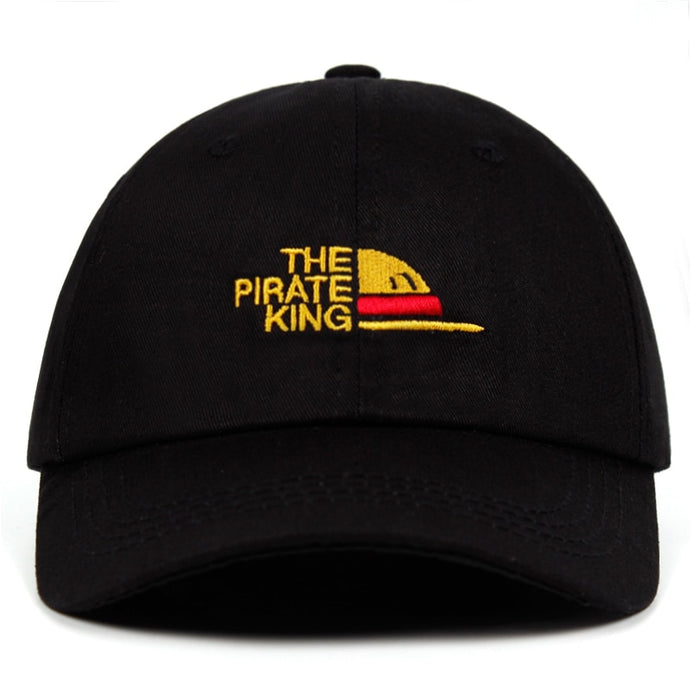 The Pirate King Dad Hat 100% Cotton embroidery Luffy hat Baseball Cap Anime fan Hats for Women Men ok Man One Punch Man Snapback
